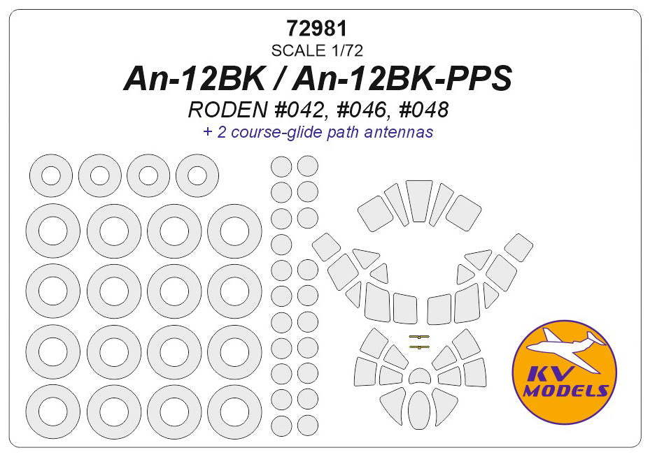 KV Models KV72981 1:48 Antonov An-12BK-PPS