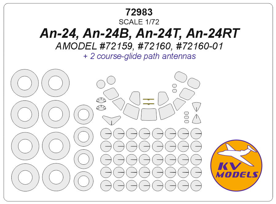 KV Models KV72983 1:72 An-24 / An-24T
