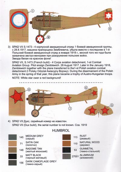 KV Models KVD48004 1:48 Spad VIIC Part 2