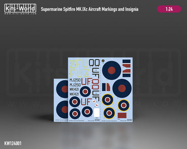 Kits-World KW124001 1:24 Supermarine Spitfire Mk.IXc, MK421/FU-Z, No. 453