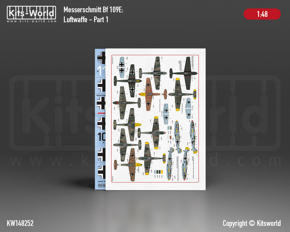 Kits-World KW148252 1:48 Luftwaffe Part one
