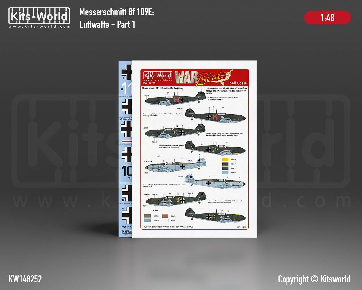 Kits-World KW148252 1:48 Luftwaffe Part one