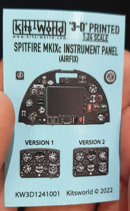 Kits-World KW3D1241001 Spitfire Mk.IXc 3D Instrument Panel 1:24