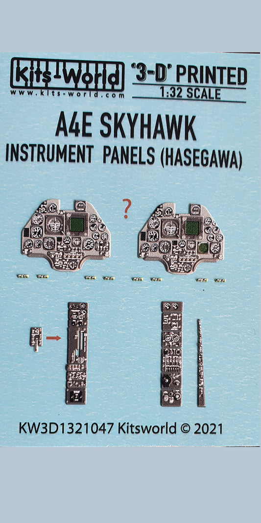 Kits-World KW3D1321047 Douglas A-4E/F Skyhawk 3D Instrument Panel 1:32