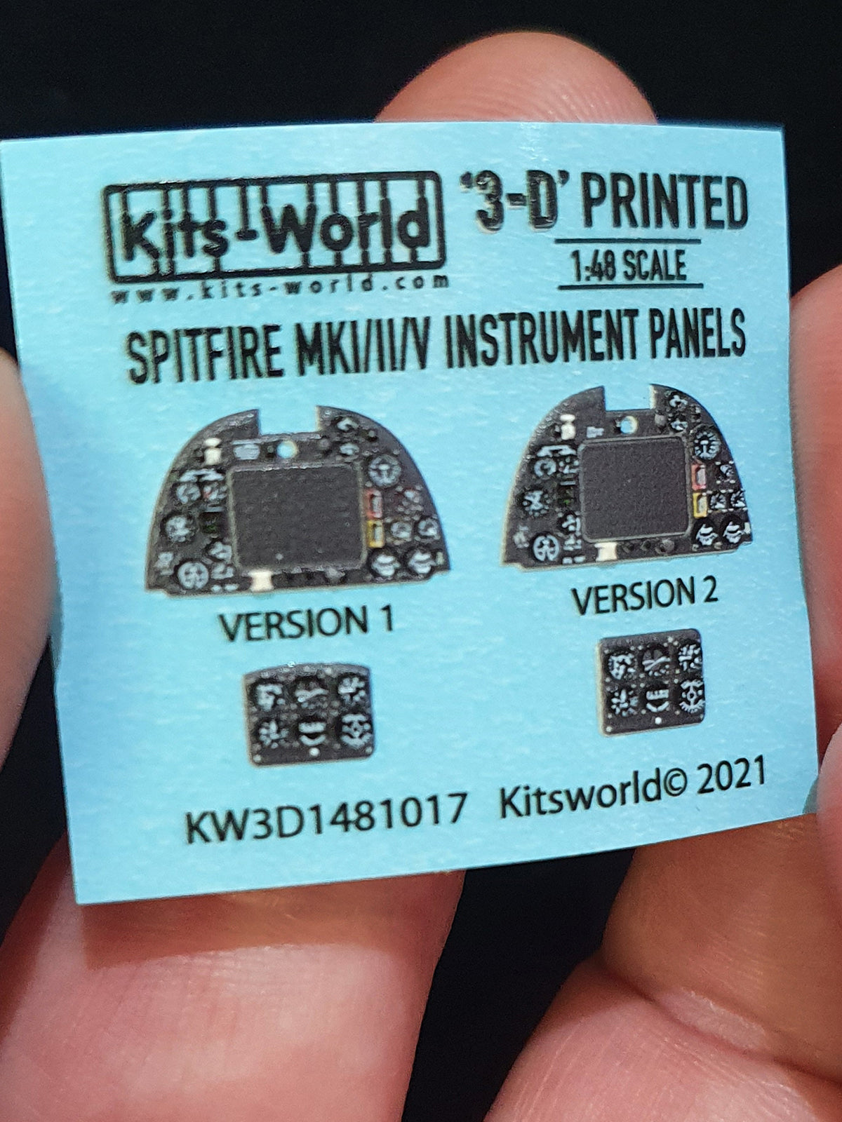 Kits-World KW3D1481017 1:48 Supermarine Spitfire Mk.I/Mk.II/Mk.V