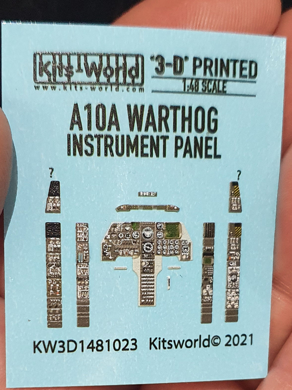 Kits-World KW3D1481023 A-10A Thunderbolt 3D Instrument Panel 1:48