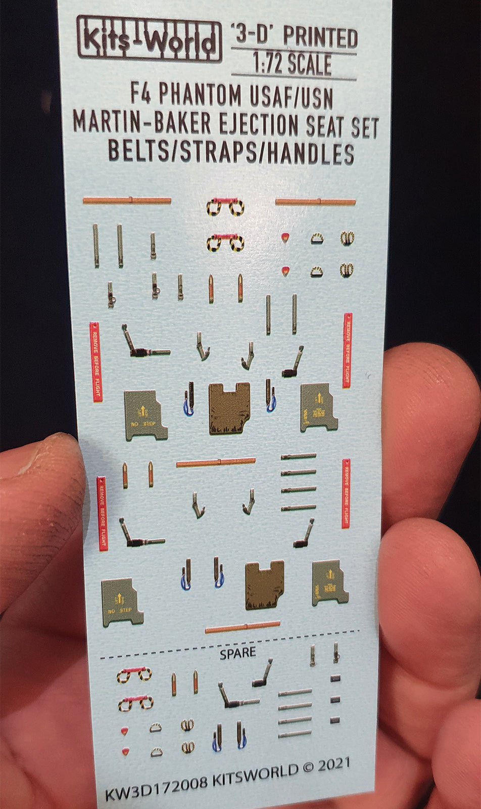 Kits-World KW3D172008 F-4 Phantom II MB Ejection Seat Set 1:72
