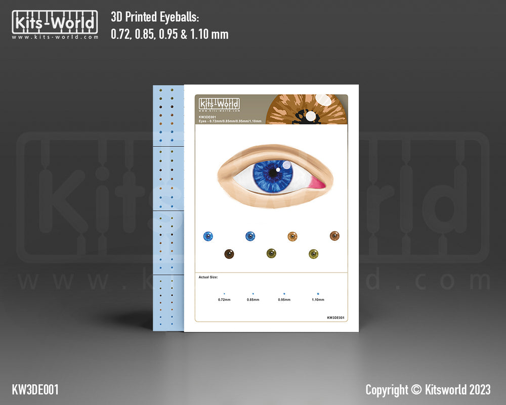 Kits-World KW3DE001 336 HUMAN EYEBALLS DECALS
