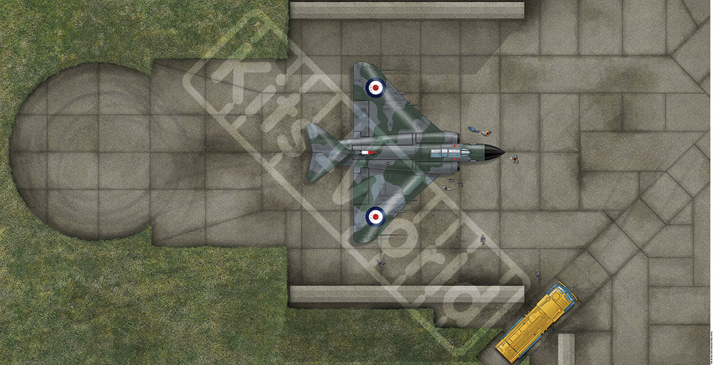 Kits-World KWB72-504 1:72 RAF Coltishall, Norfolk, United Kingdom, 1950's-1970's