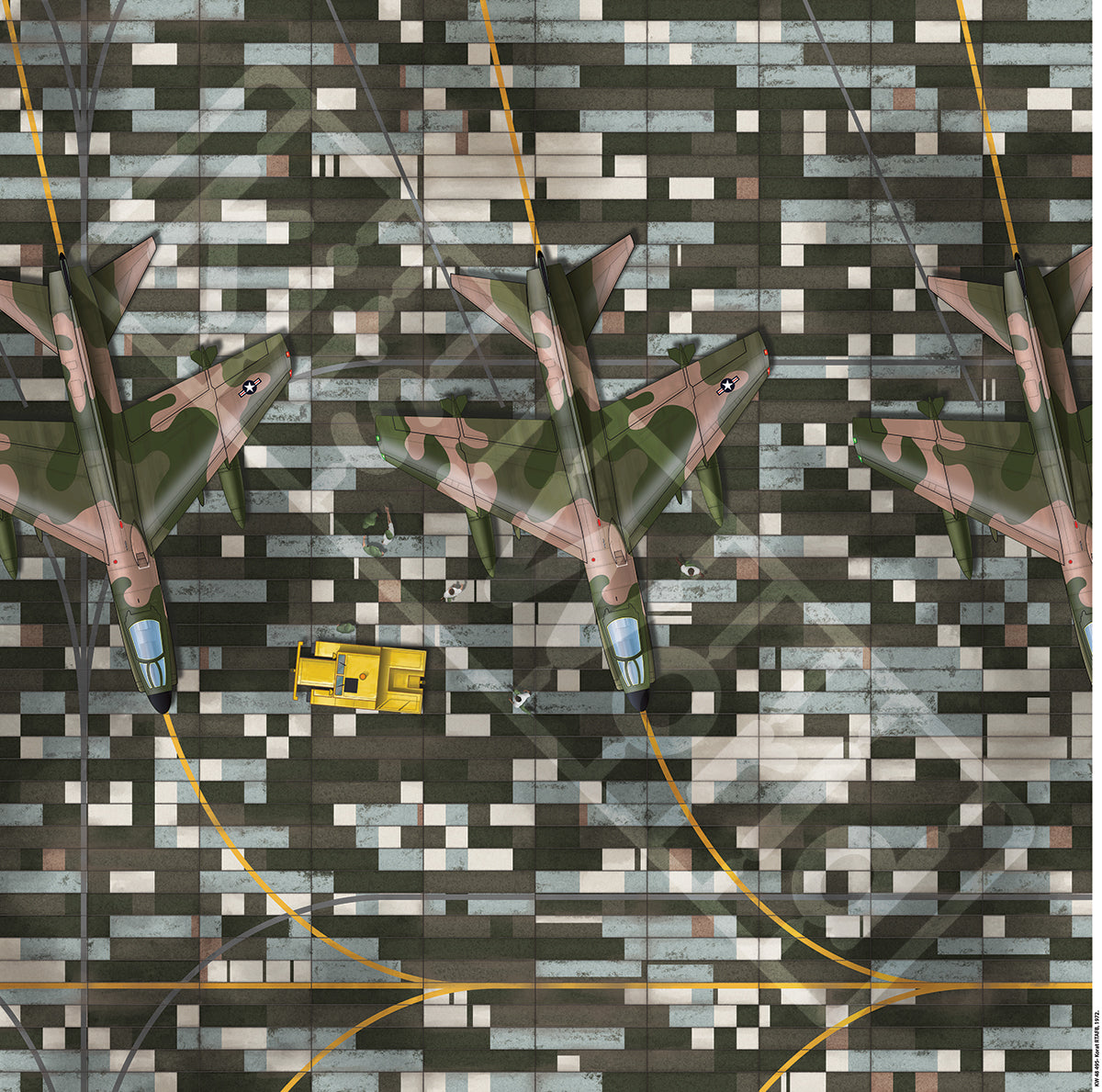 Kits-World KWB144-495 1:144 Korat Royal Thai Air Force Base, Thailand, 1972