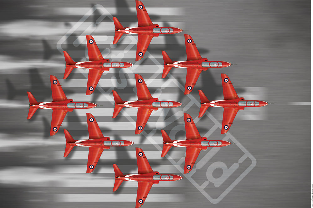 Kits-World KWB144-510 RAF Scampton Main Runway Blurred 1:144