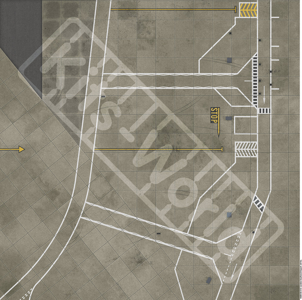 Kits-World KWB144-513 Southend Airport Display Base 675mm 1:144