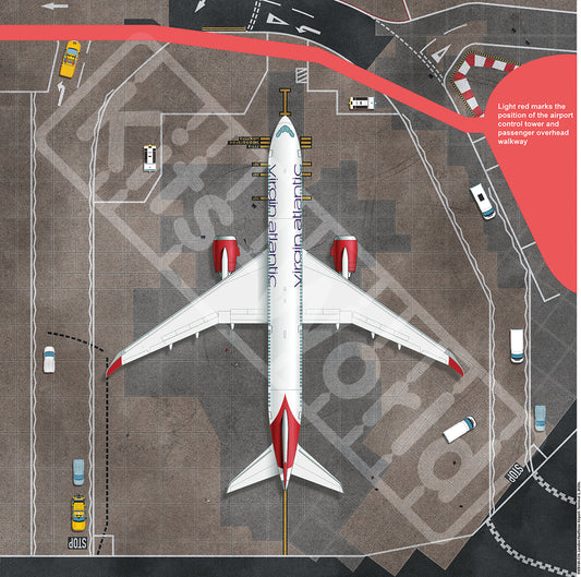 Kits-World KWB144-516 Heathrow Airport Display Base 675mm 1:144