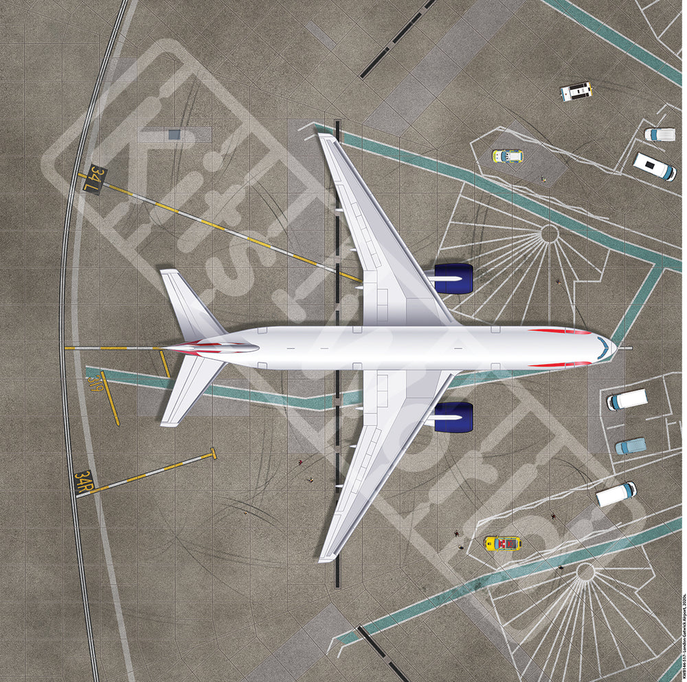 Kits-World KWB144-517 Gatwick Airport Display Base 675mm 1:144