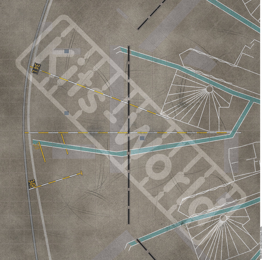 Kits-World KWB144-517 Gatwick Airport Display Base 675mm 1:144
