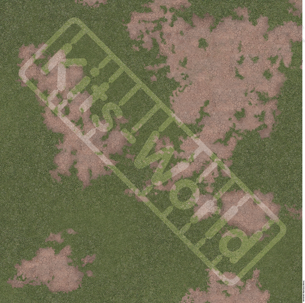 Kits-World KWB48-493 1:48 Plain Grass