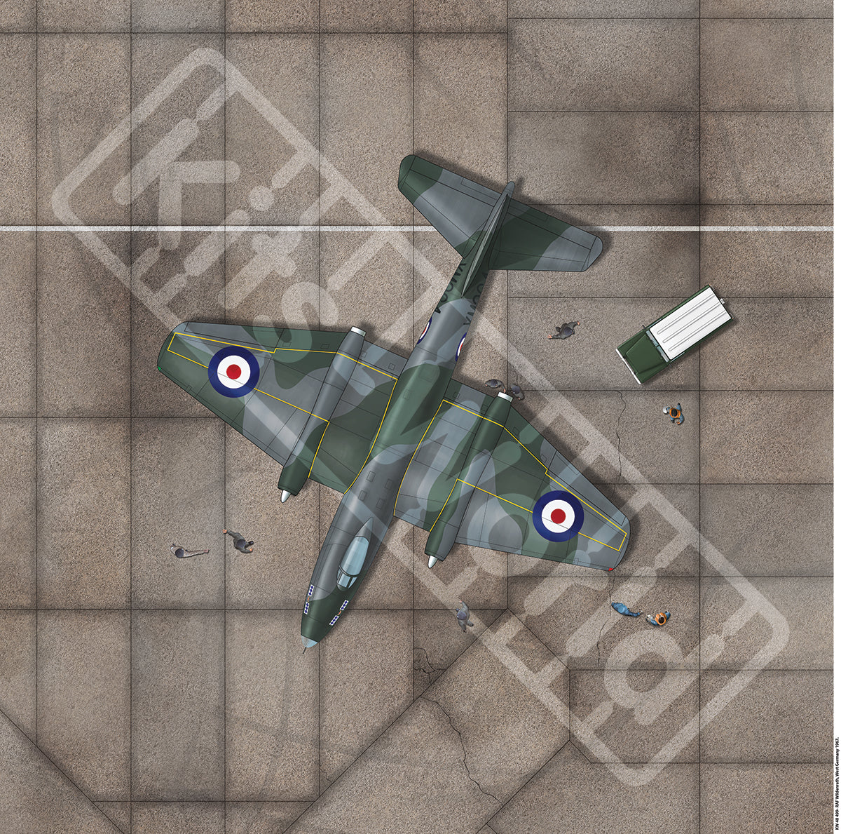 Kits-World KWB48-499 1:48 RAF Wildenrath, West Germany, 1967