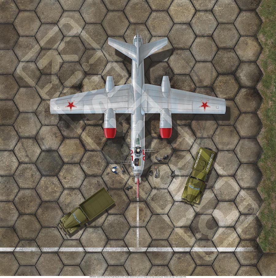 Kits-World KWB72-481 Soviet Hexagonal Slab Parking Area 1:72