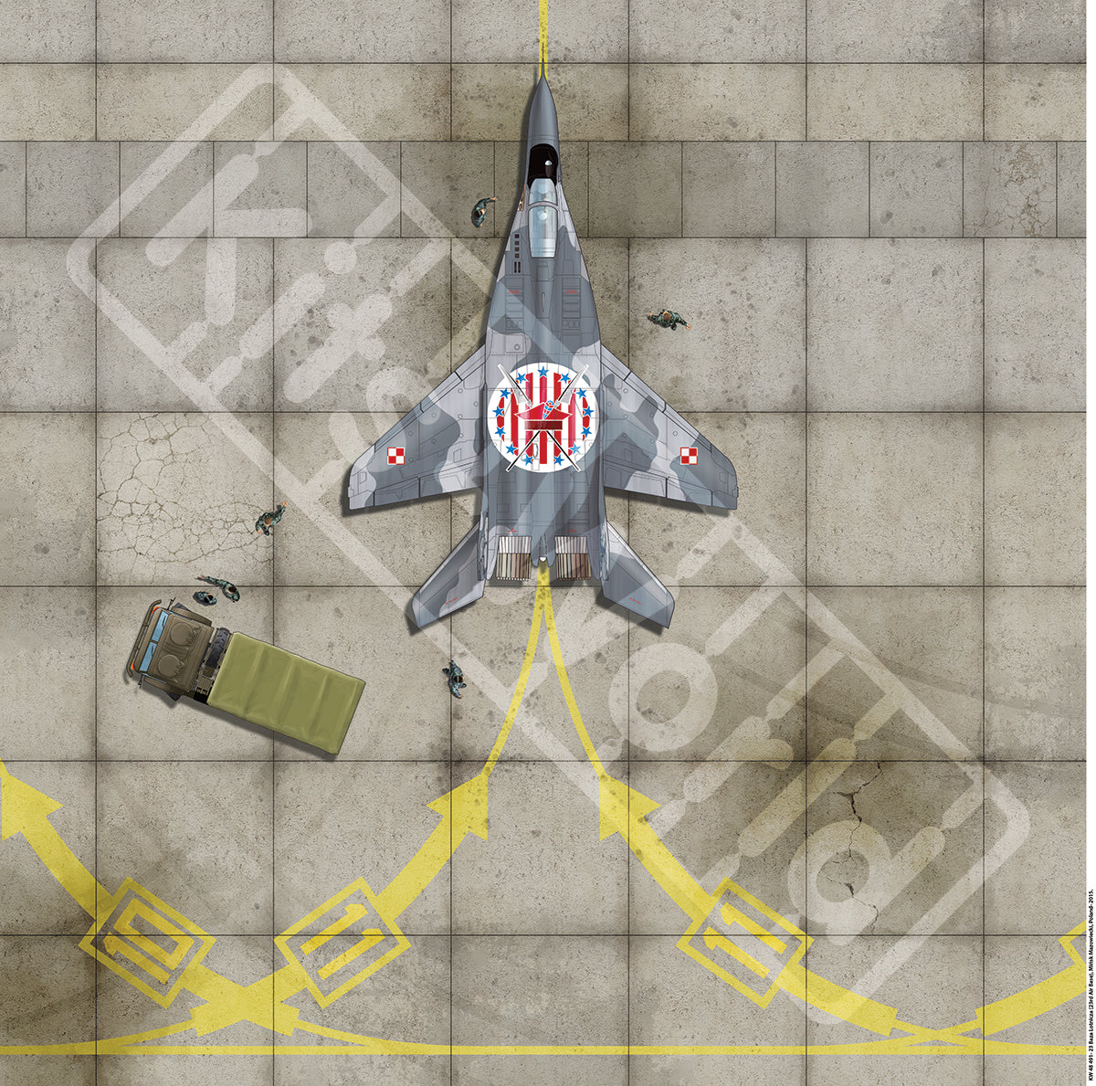 Kits-World KWB72-491 1:72 23rd Air Base