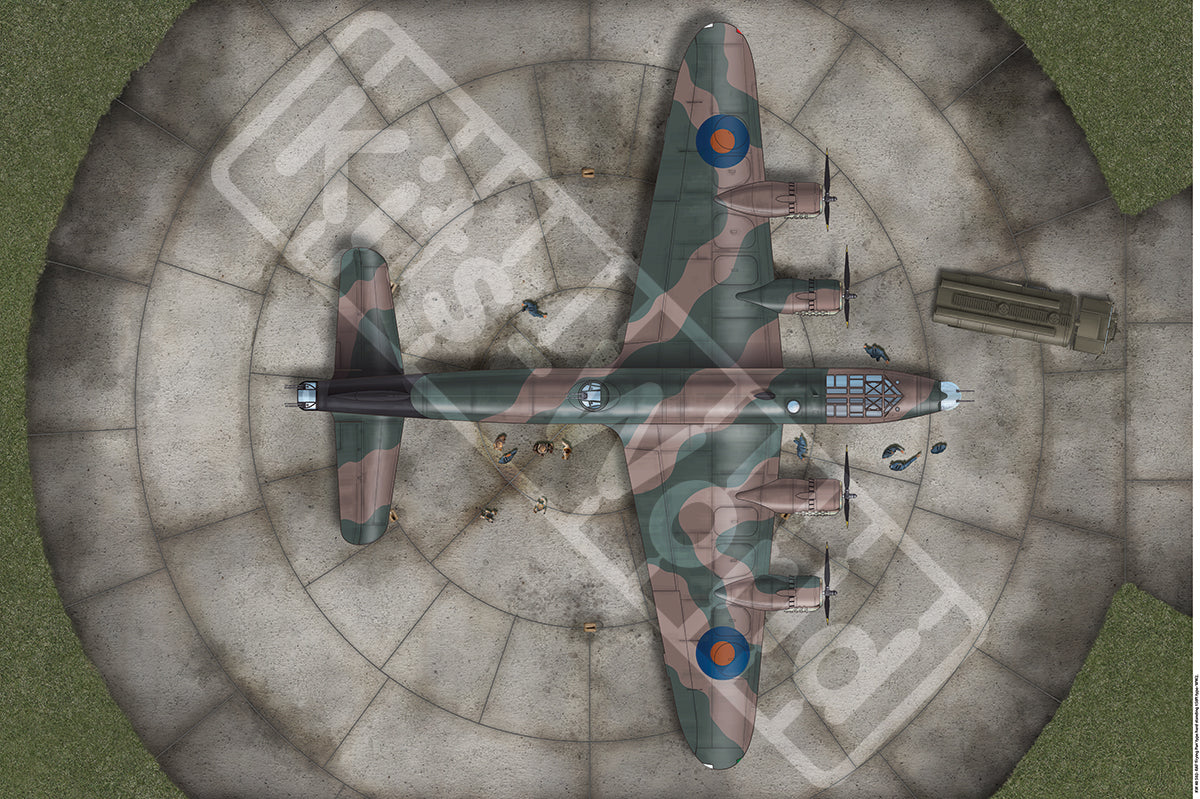 Kits-World KWB72-502 1:72 RAF Dispersal 150ft 'Frying Pan' type
