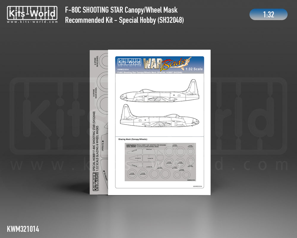 Kits-World KWM321014 1:32 Lockheed F-80C Shooting Star
