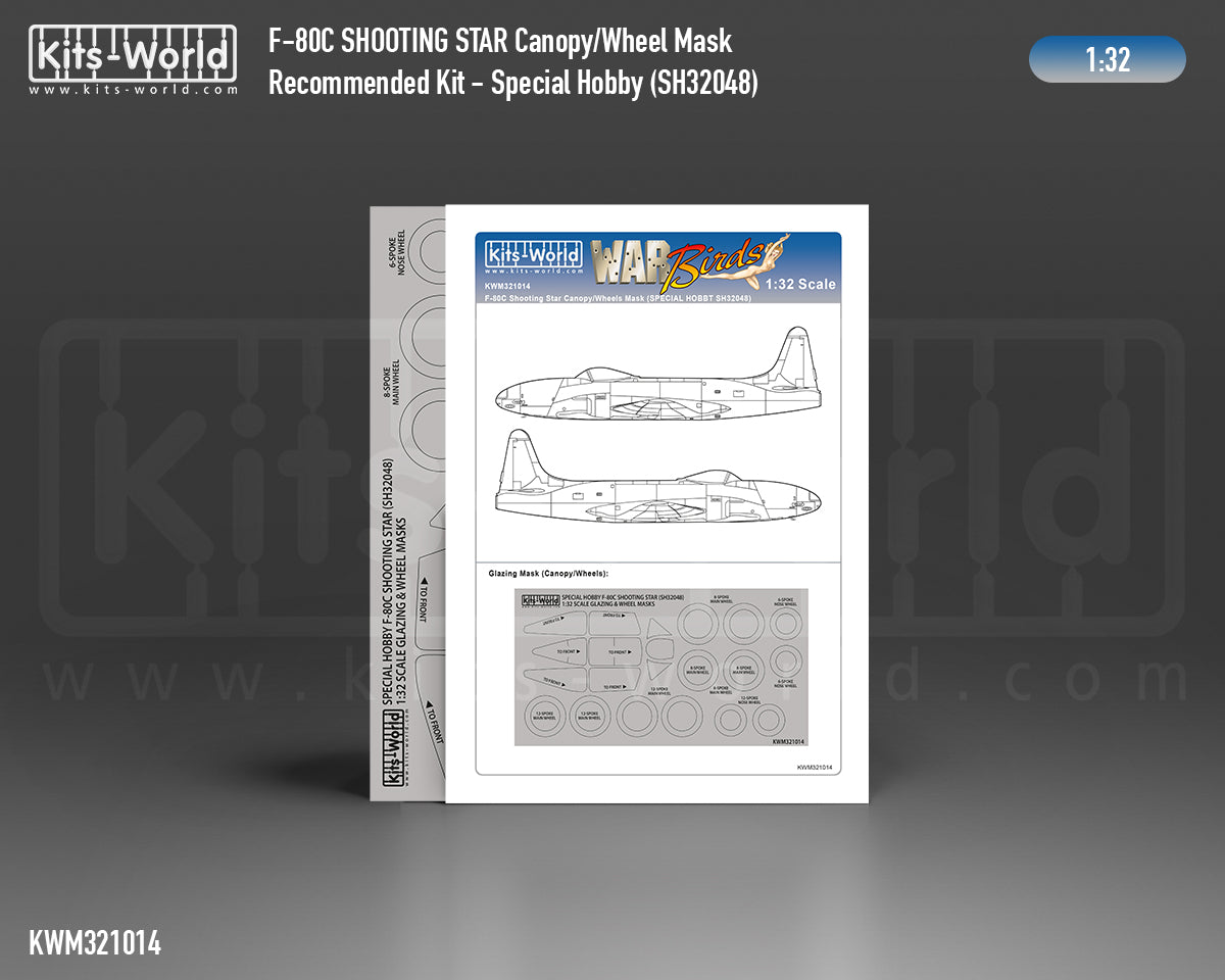 Kits-World KWM321014 1:32 Lockheed F-80C Shooting Star