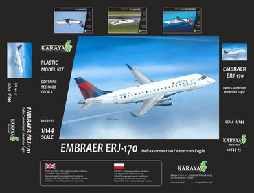 Karaya KY144-25 1:144 Embraer ERJ-170 Delta Connection/American Eagle