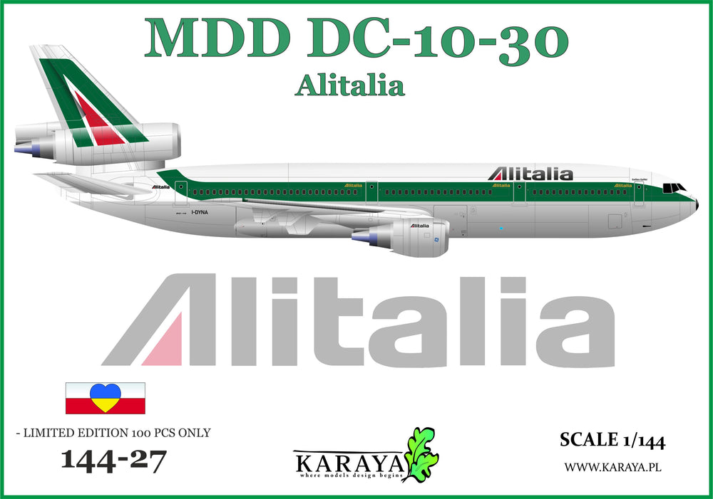 Karaya KY144-27 1:144 DC-10-30 Alitalia