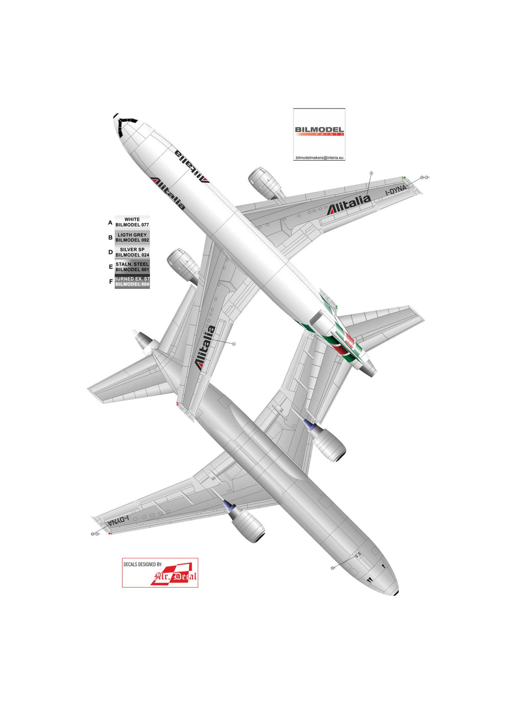 Karaya KY144-27 1:144 DC-10-30 Alitalia
