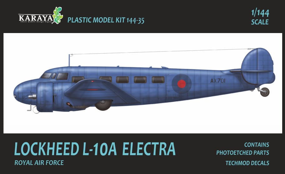Karaya KY144-35 1:144 Lockheed L-10A Electra RAF