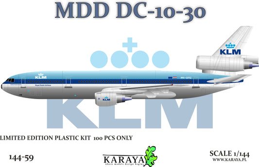 Karaya KY144-59 1:144 Douglas DC-10-30 KLM
