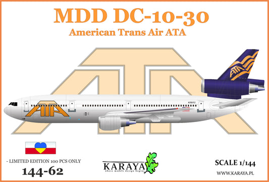 Karaya KY144-62 1:144 Douglas DC-10-30 ATA
