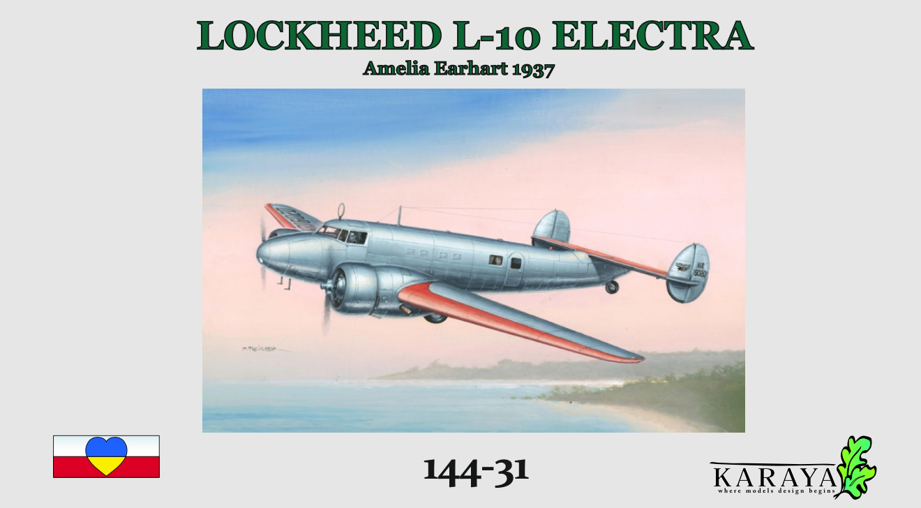 Karaya KY144-31 1:144 Lockheed L-10 Electra