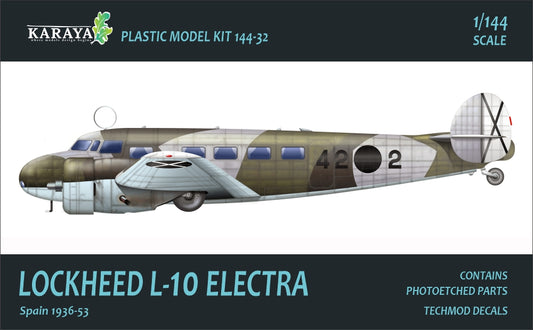 Karaya KY144-32 1:144 NEW MOLDS! Lockheed L-10 Electra
