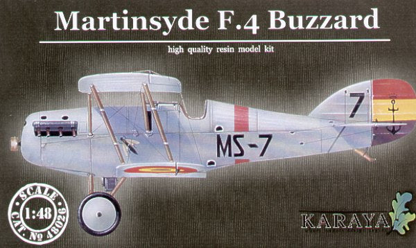 Karaya KY48026 1:48 Martinsyde F.4 Buzzard Spanish version