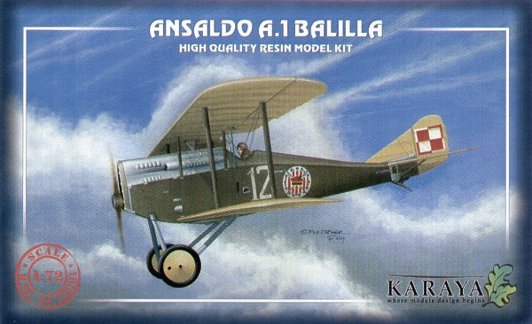 Karaya KY72001 1:72 Ansaldo A.1 Balilla with decals and etched parts