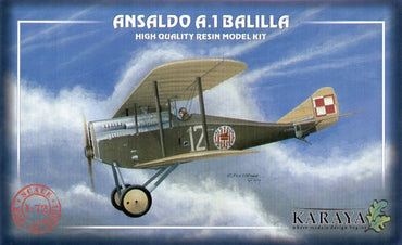 Karaya KY72001 1:72 Ansaldo A.1 Balilla with decals and etched parts