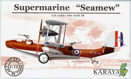 Karaya KY72008 1:72 Supermarine Seamew flying boat/seaplane