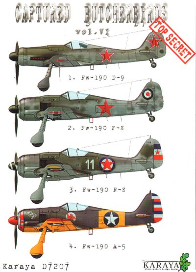 Karaya KYD7207 1:72 Captured Butcherbirds Part 6
