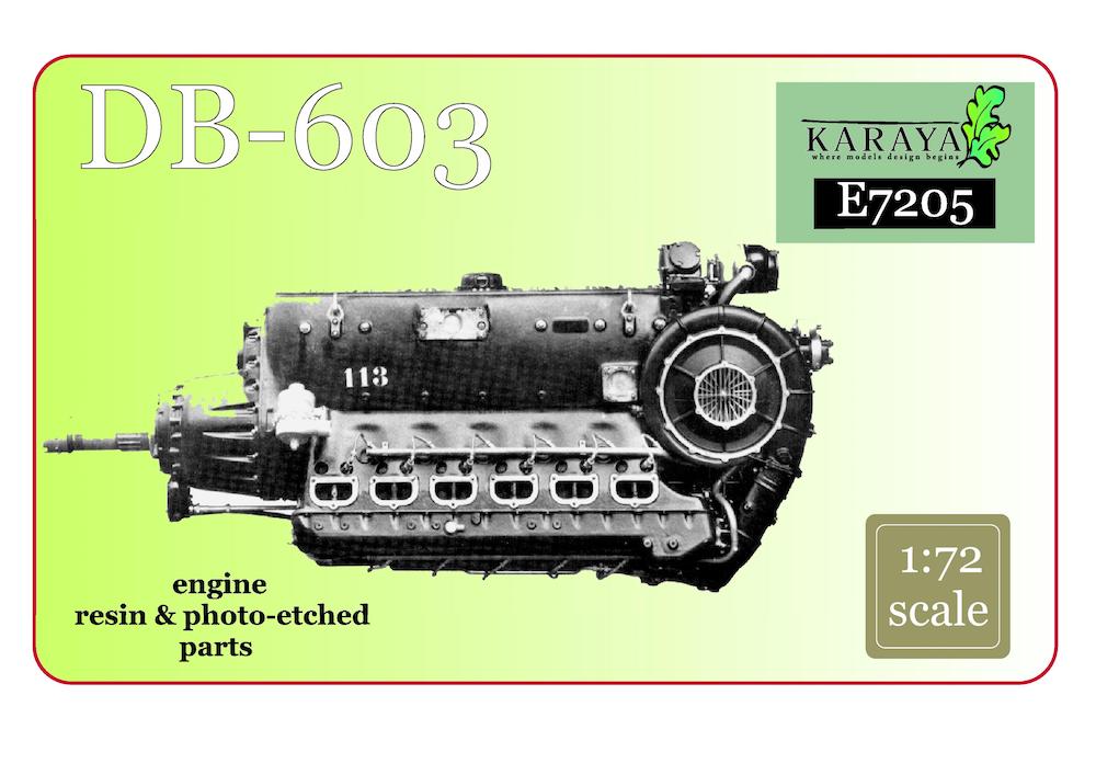 Karaya KYE7205 1:72 Daimler-Benz DB-603 engine