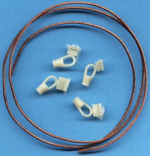 Karaya KYTCR06 1:35 Soviet T-55 to Soviet T-90 Towing cable/resin eyes