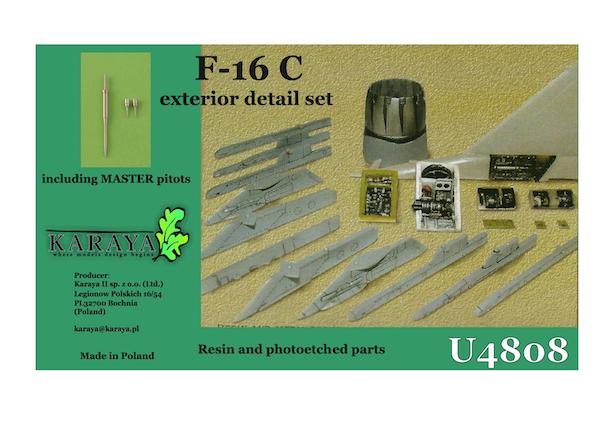Karaya KYU4808 1:48 Lockheed-Martin F-16C detail set