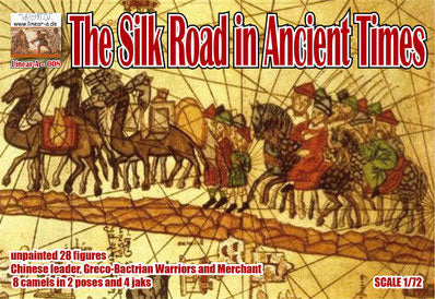 Linear-A LA008 The Silk Road Ancient Figures & Camels 1:72
