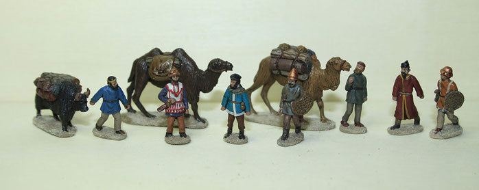 Linear-A LA008 The Silk Road Ancient Figures & Camels 1:72