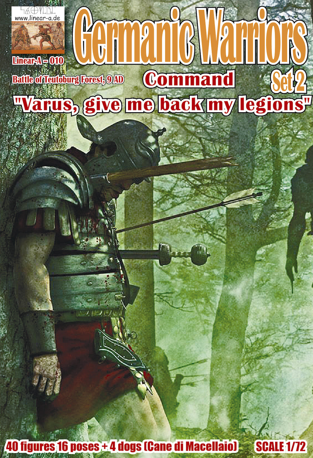 Linear-A LA010 1:72 Germanic Warriors Set 2 2019