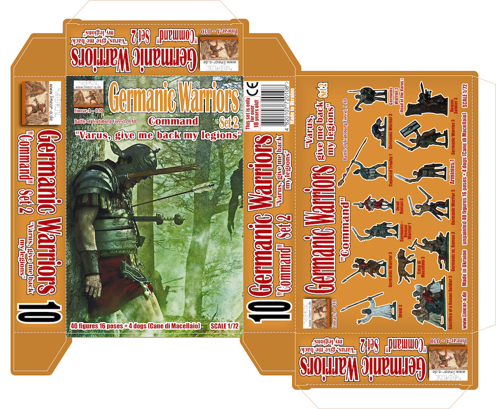 Linear-A LA010 1:72 Germanic Warriors Set 2 2019