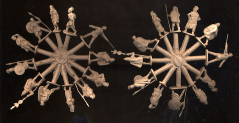 Linear-A LA011 1:72 Hannibal Crosses the Alps Set 1 48 figures in 12 poses