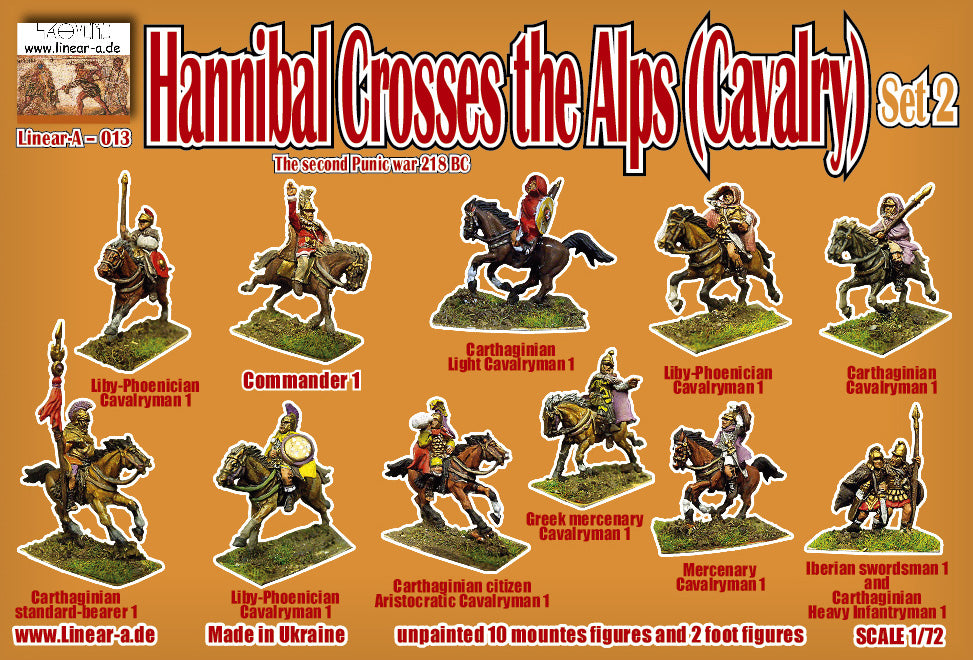 Linear-A LA013 1:72 Hannibal Crosses the Alps Set 2
