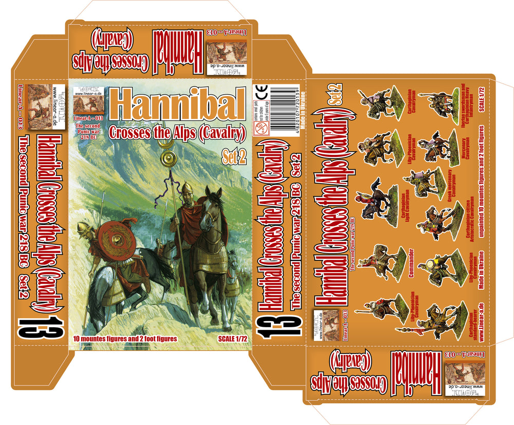 Linear-A LA013 1:72 Hannibal Crosses the Alps Set 2