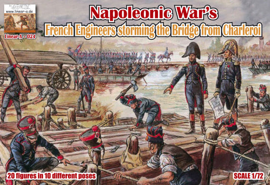 Linear-A LA024 Napoleonic French Engineers Charleroi Bridge 1:72